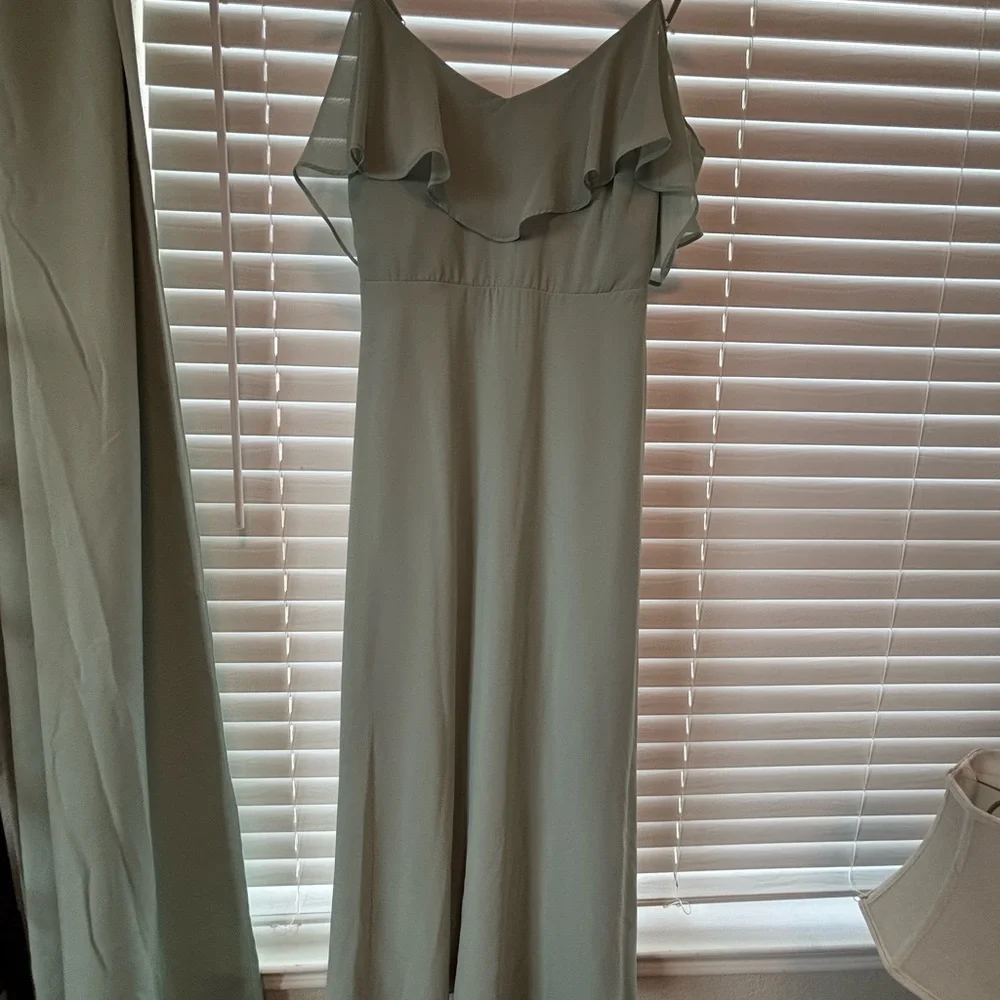 Birdy Grey Light Green Maxi Dress - Picture 2 of 4